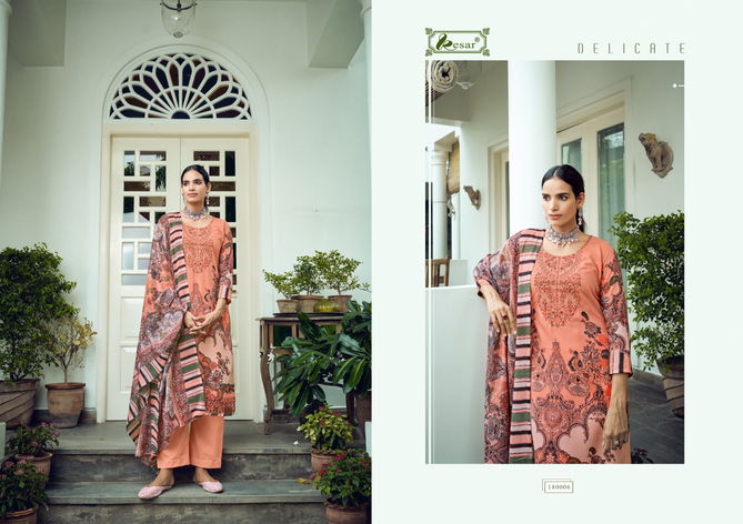 Selena By Kesar Embroidery Lawn Cotton Dress Material Wholesale Shop In Surat